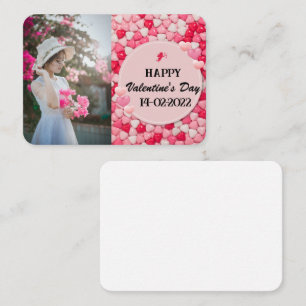 gelukkig - valentijnsdag notitiekaartje