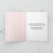 Gelukkig Valentijnsdag Oma met een Rode Hart Kaart (Binnen)