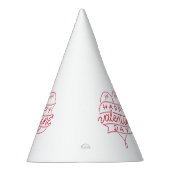 Gelukkig Valentijnsdag Pet Feesthoedjes (Rechts)