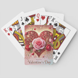 Gelukkig Valentijnsdag Pokerkaarten