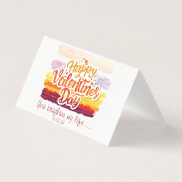 Gelukkig Valentijnsdag Quote Kaart