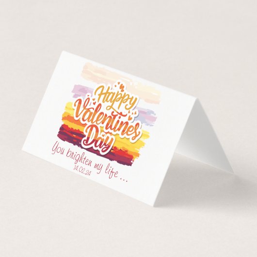 Gelukkig Valentijnsdag Quote Kaart (Voorkant)