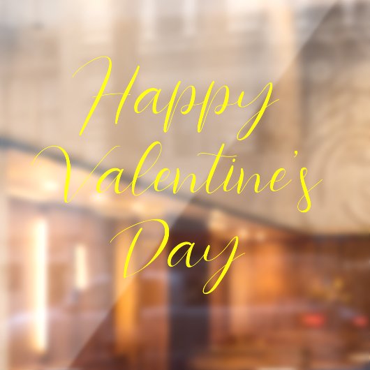 Gelukkig Valentijnsdag Raamsticker (Vel 2)