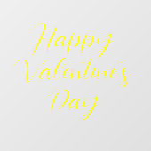 Gelukkig Valentijnsdag Raamsticker (Vel)