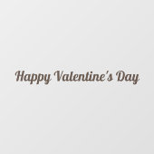 Gelukkig Valentijnsdag Raamsticker (Vel)