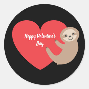 Gelukkig Valentijnsdag Ronde Sticker