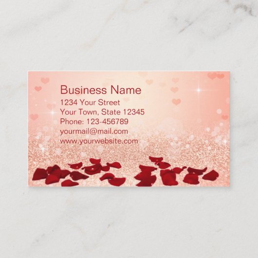 Gelukkig Valentijnsdag Roos Heart Bouquet Kortingskaartje (Achterkant)