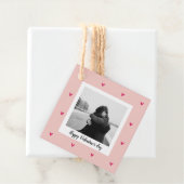 Gelukkig Valentijnsdag | Roze en rood hart | Cadea Bedankjes Labels (In situ)