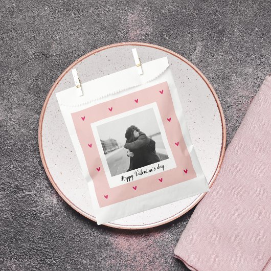 Gelukkig Valentijnsdag | Roze en rood hart | Cadea Bedankzakje