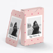 Gelukkig Valentijnsdag | Roze en rood hart | Cadea Pokerkaarten
