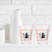 Gelukkig Valentijnsdag | Roze en rood hart | Cadea Shot Glas