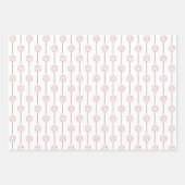 Gelukkig Valentijnsdag Roze rode Pop Valentijn Inpakpapier Vel (Voorkant 3)