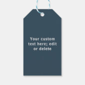 Gelukkig Valentijnsdag simpele hartliefde Gift Lab Cadeaulabel (Achterkant)