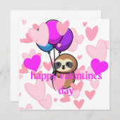 gelukkig - valentijnsdag - sloopkaart bedankkaart (Voorkant / Achterkant)