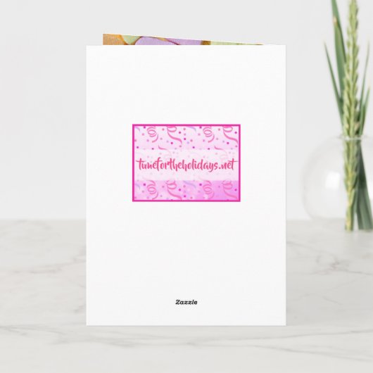 Gelukkig Valentijnsdag Snoep Hartjes Fotokaart Kaart (Achterkant)