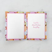 Gelukkig Valentijnsdag Snoep Hartjes Fotokaart Kaart (Binnen)