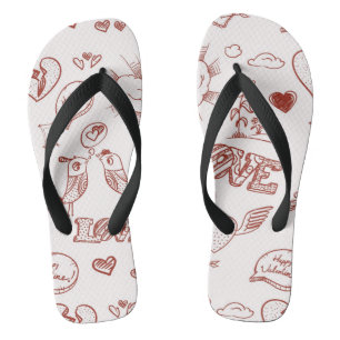Gelukkig Valentijnsdag Teenslippers