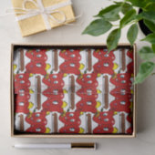 Gelukkig Valentijnsdag Tissue Paper Koppel Hartjes Tissuepapier (Geschenk)