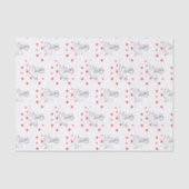 Gelukkig Valentijnsdag Tissue Paper Paraplu Hartje Tissuepapier (Voorkant)