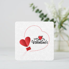 Gelukkig Valentijnsdag Vakantiekaart Feestdagenkaart