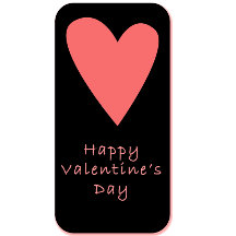 Gelukkig Valentijnsdag Valentijnskaart | Roze Hart