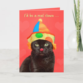 Gelukkig Valentijnsdag voor iedereen grappige kat  Feestdagen Kaart