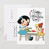 Gelukkig Valentijnsdag | Vroeg mijn favoriete gesc Feestdagenkaart (Voorkant / Achterkant)