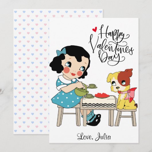 Gelukkig Valentijnsdag | Vroeg mijn favoriete gesc Feestdagenkaart (Voorkant / Achterkant)