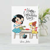 Gelukkig Valentijnsdag | Vroeg mijn favoriete gesc Feestdagenkaart (Staand voorkant)