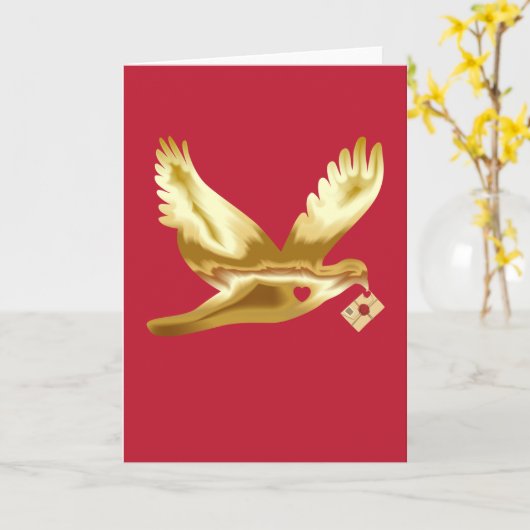 Gelukkig Valentijnsdaggroet Kaart (Gele Bloem)