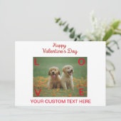 Gelukkig Valentijnsdagkaart voor mijn zigeuner Bedankkaart (Staand voorkant)