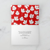 Gelukkig Valentijnse  met een rode multi-foto Feestdagen Kaart (Binnen)