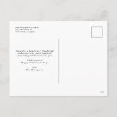 Gelukkig Valentijnse  met een rood fotocollage Feestdagenkaart (Achterkant)