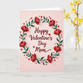 Gelukkig Valentijnsfeest Moeder Kaart (Gele Bloem)