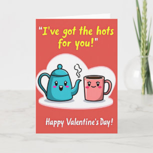 Gelukkig Valentijnskaart met Hots Voor Jou Kaart