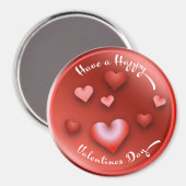 Gelukkig Valentijnsmagneet Magneet (Voorkant / Achterkant)