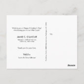 Gelukkig van de Valentijn, Baby! Fotoxoxo, aangepa Briefkaart (Achterkant)