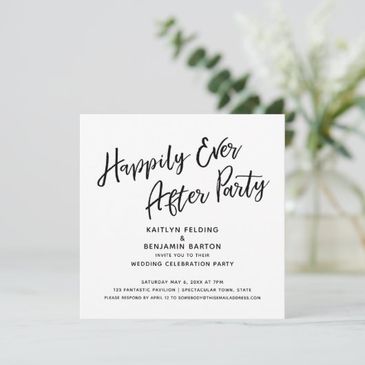 Gelukkig van harte feest Informele bijeenkomst Kaart (Staand voorkant)