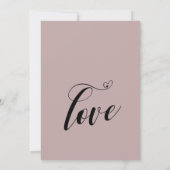 Gelukkig van harte met Stof Roze Feestje Kaart (Achterkant)