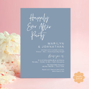 Gelukkig van Houden, Trouw Elopement Feest Kaart