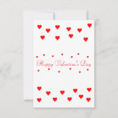 gelukkig van valentijnsdag bedankkaart (Voorkant)