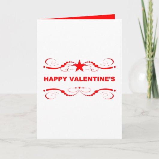 gelukkig van valentijnsdag feestdagen kaart (Voorkant)