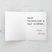 gelukkig van valentijnsdag feestdagen kaart (Binnen)