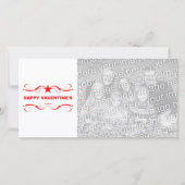 gelukkig van valentijnsdag feestdagenkaart (Voorkant)