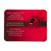 gelukkig van valentijnsdag magneet (Horizontaal)