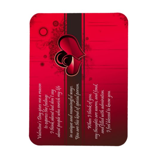 gelukkig van valentijnsdag magneet (Verticaal)