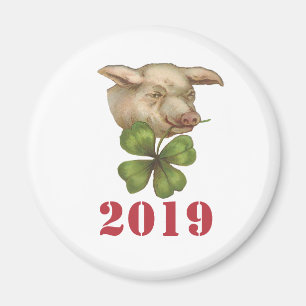 Gelukkig Varken met Klaver in de Mond - Jaar van h Magneet