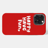Gelukkig veel plezier iPhone hoesje (Achterkant horizontaal)