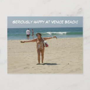 Gelukkig Venice Beach Briefkaart! Briefkaart
