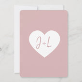 Gelukkig Veranderend de Datum van het Band Blushy  Kaart (Achterkant)